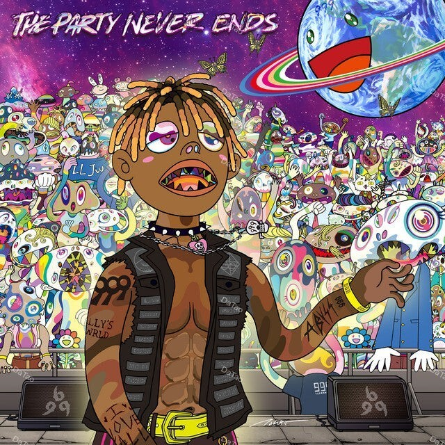 Juice Wrld The Party Never Ends (Limited Edition, Blue Colored Vinyl) [Import] (2 Lp's)