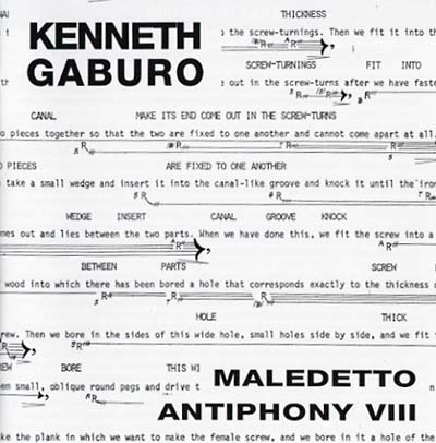KENNETH GABURO Lingua II: Maledetto/Antiphony VIII