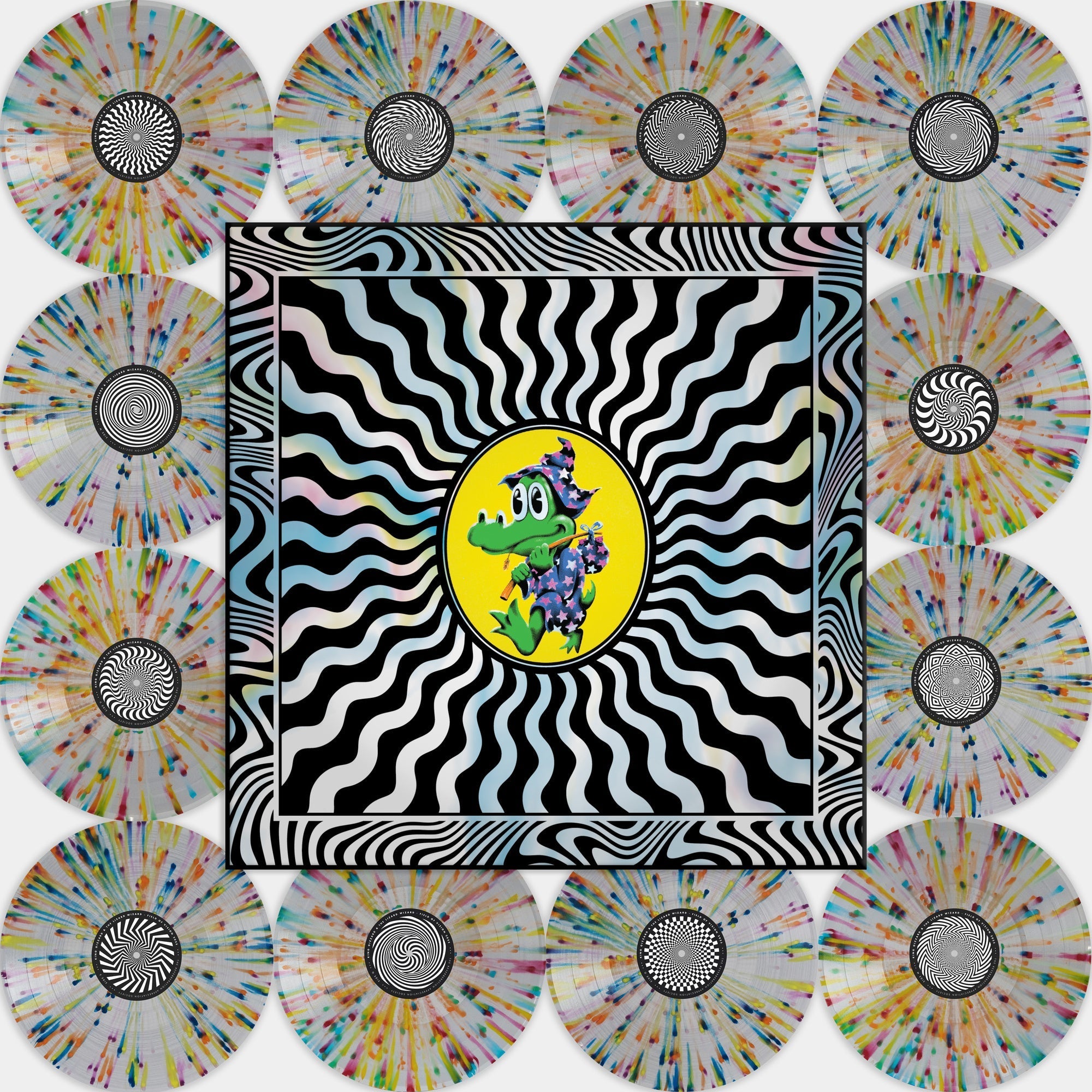 King Gizzard and the Lizard Wizard Field Of Vision '25 (Rainbow Splatter Foil Box Set) [12LP]