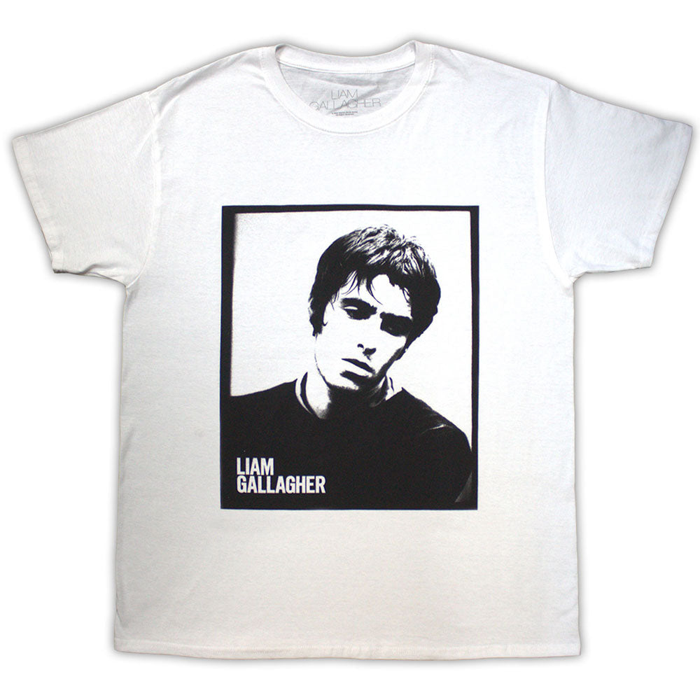 Liam Gallagher Framed Photo White