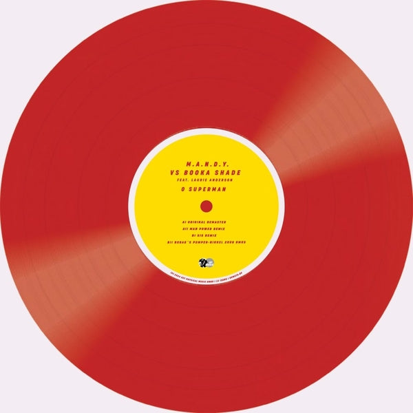 M.A.N.D.Y. Vs Booka Shade (Feat. Laurie Anderson) O Superman 2024 (Red Vinyl)