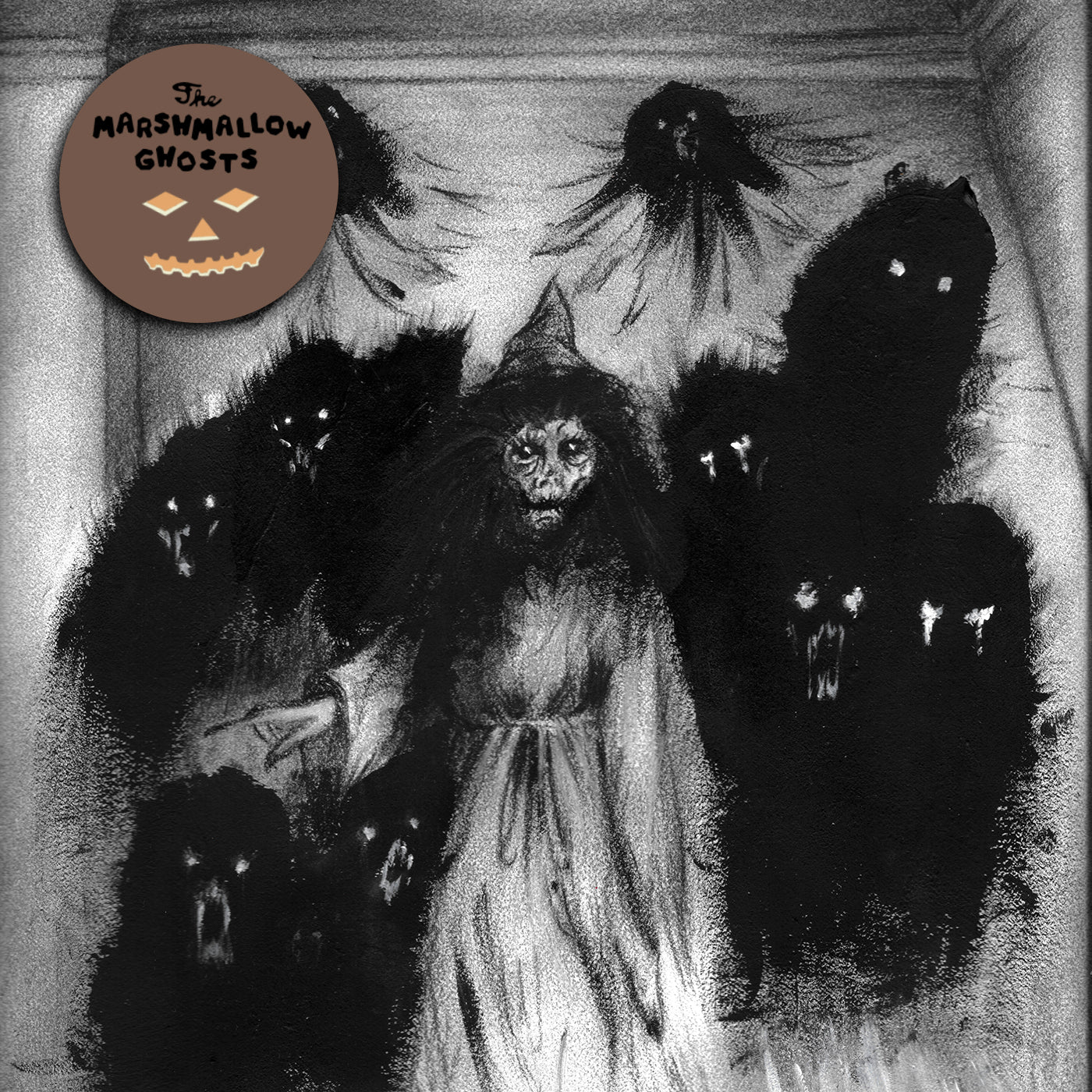 Marshmallow Ghosts The Witch Hat House