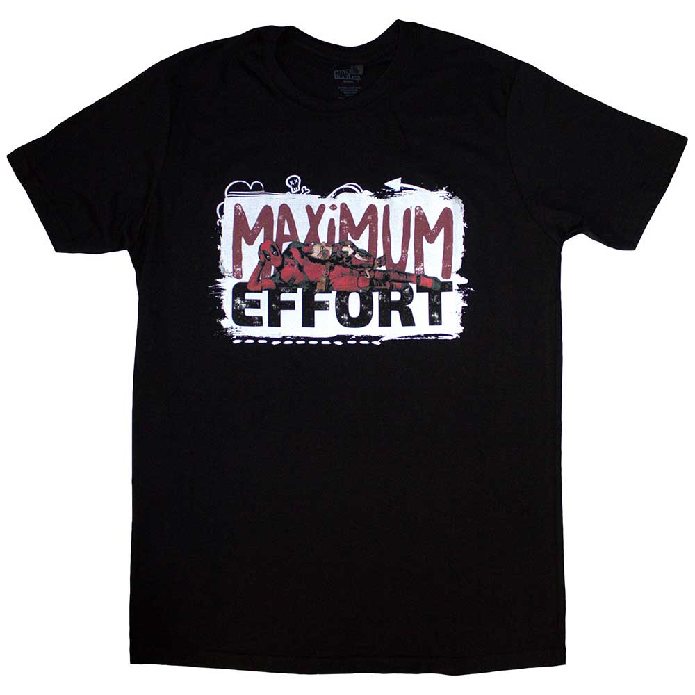 Marvel Comics Deadpool Maximum Effort Black