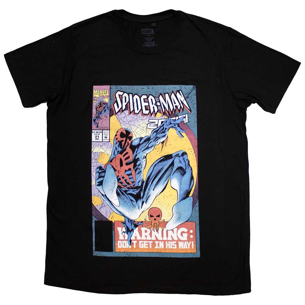 Marvel Comics Spider-Man Warning Comic Cover Black