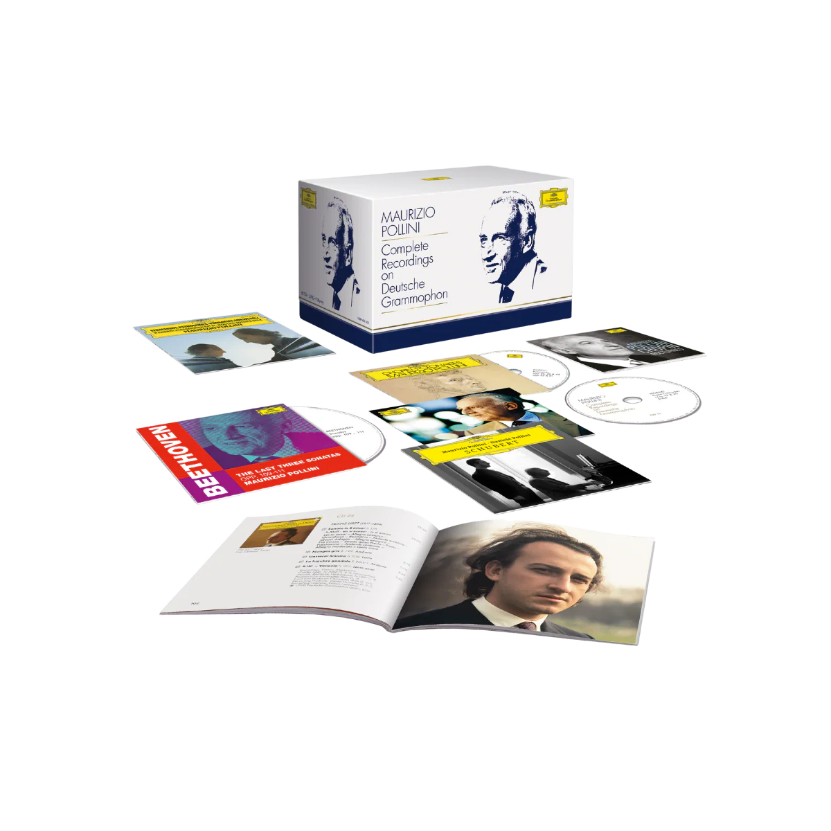 Maurizio Pollini Complete Recordings on Deutsche Grammophon [62 CD/2 DVD/Blu-ray]