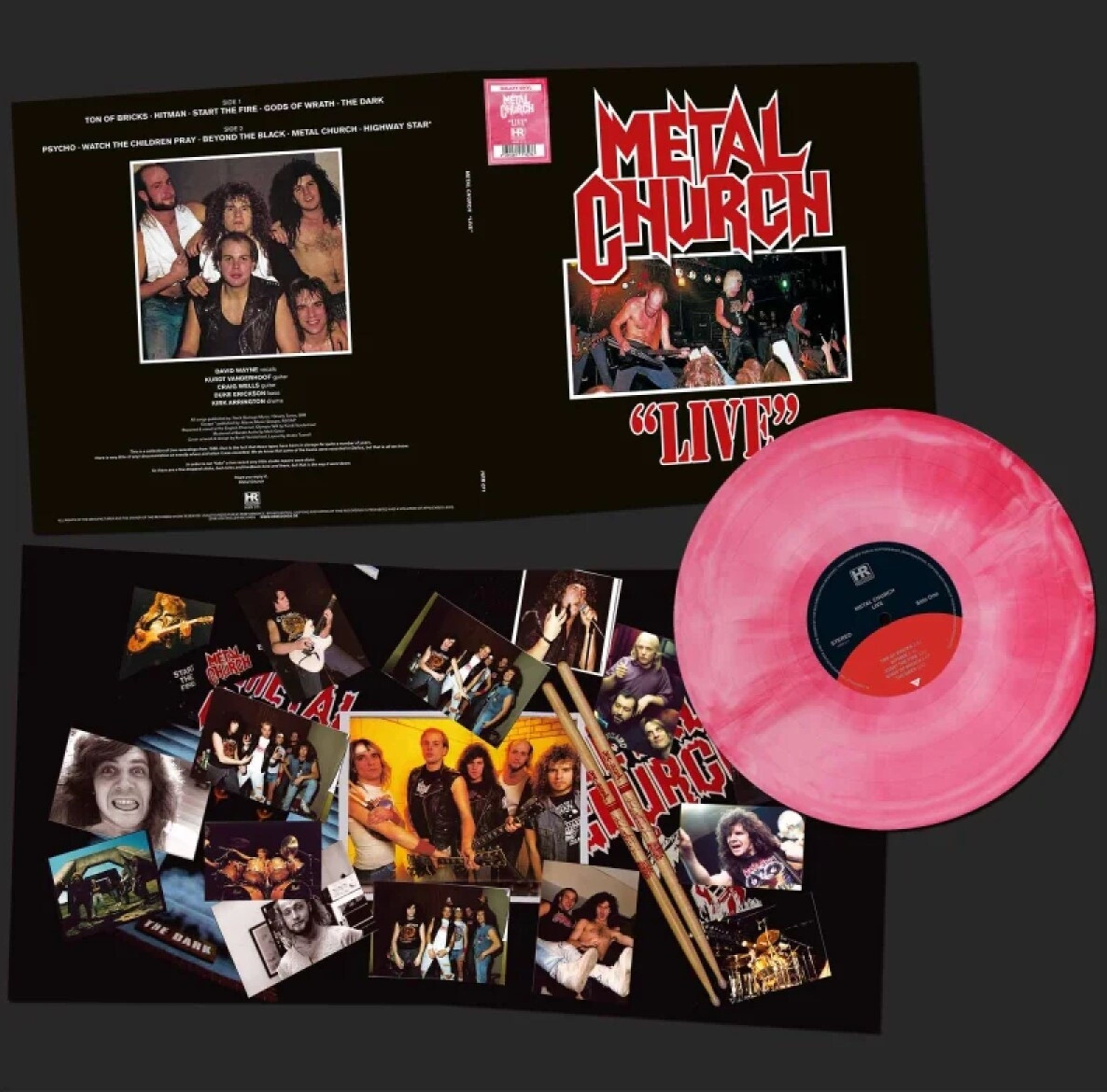 Metal Church Live - Galaxy (Limited Edition, "Galaxy" Red & White Colored Vinyl)