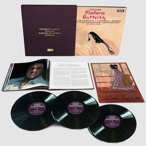 Mirella Freni/Luciano Pavarotti/Wiener Philharmoni Puccini: Madama Butterfly [180G 3Lp]