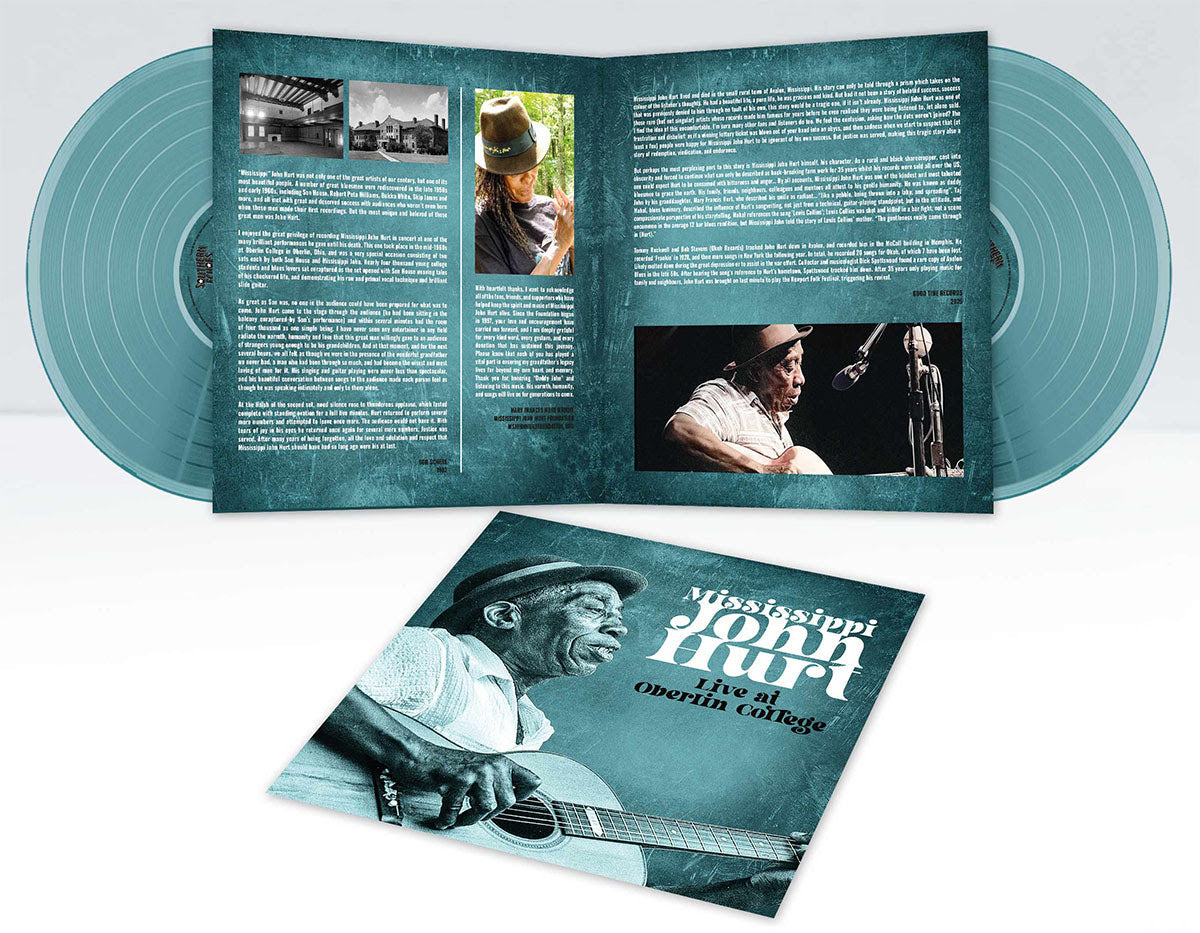 Mississippi John Hurt Live At Oberlin College 1965 (Indie Exclusive) (Translucent Turquoise Vinyl) [2LP]