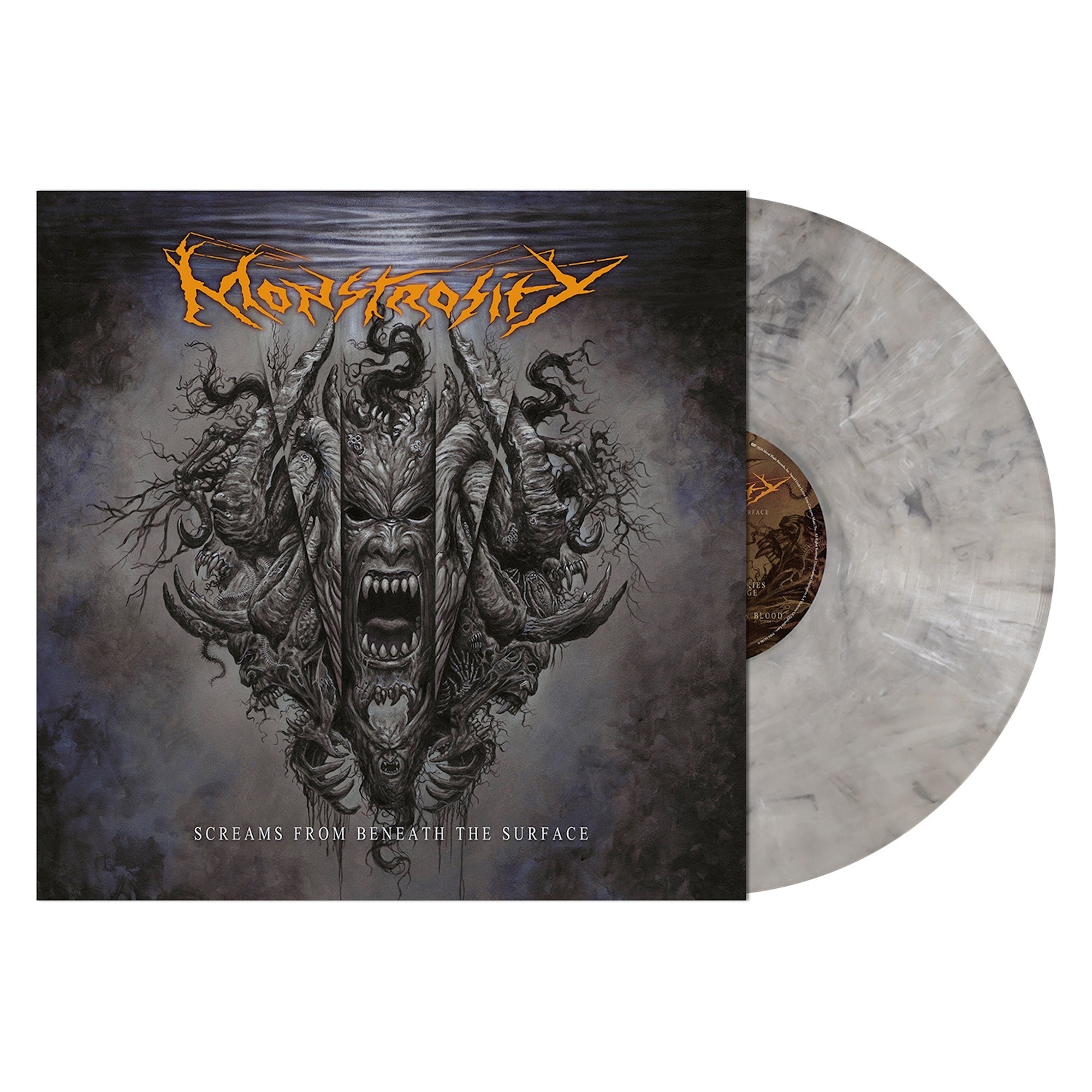Monstrosity Screams From Beneath The Surface [Gray Marbled Vinyl]