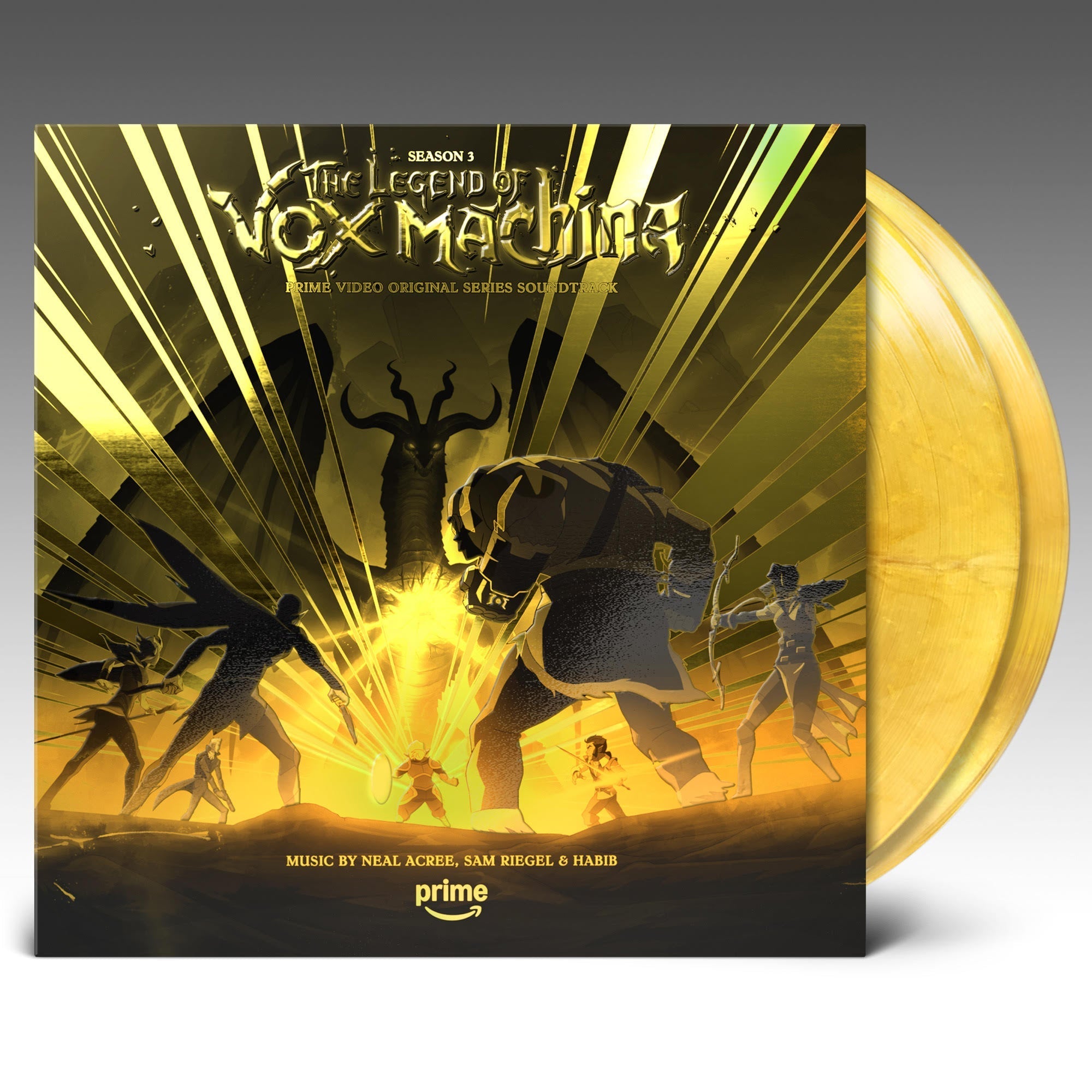 Neal Acree Sam Riegel And Mr. Fantastic The Legend Of Vox Machina - Season 3 (Original Series Soundtrack) [Metallic Gold Vinyl] [2LP]