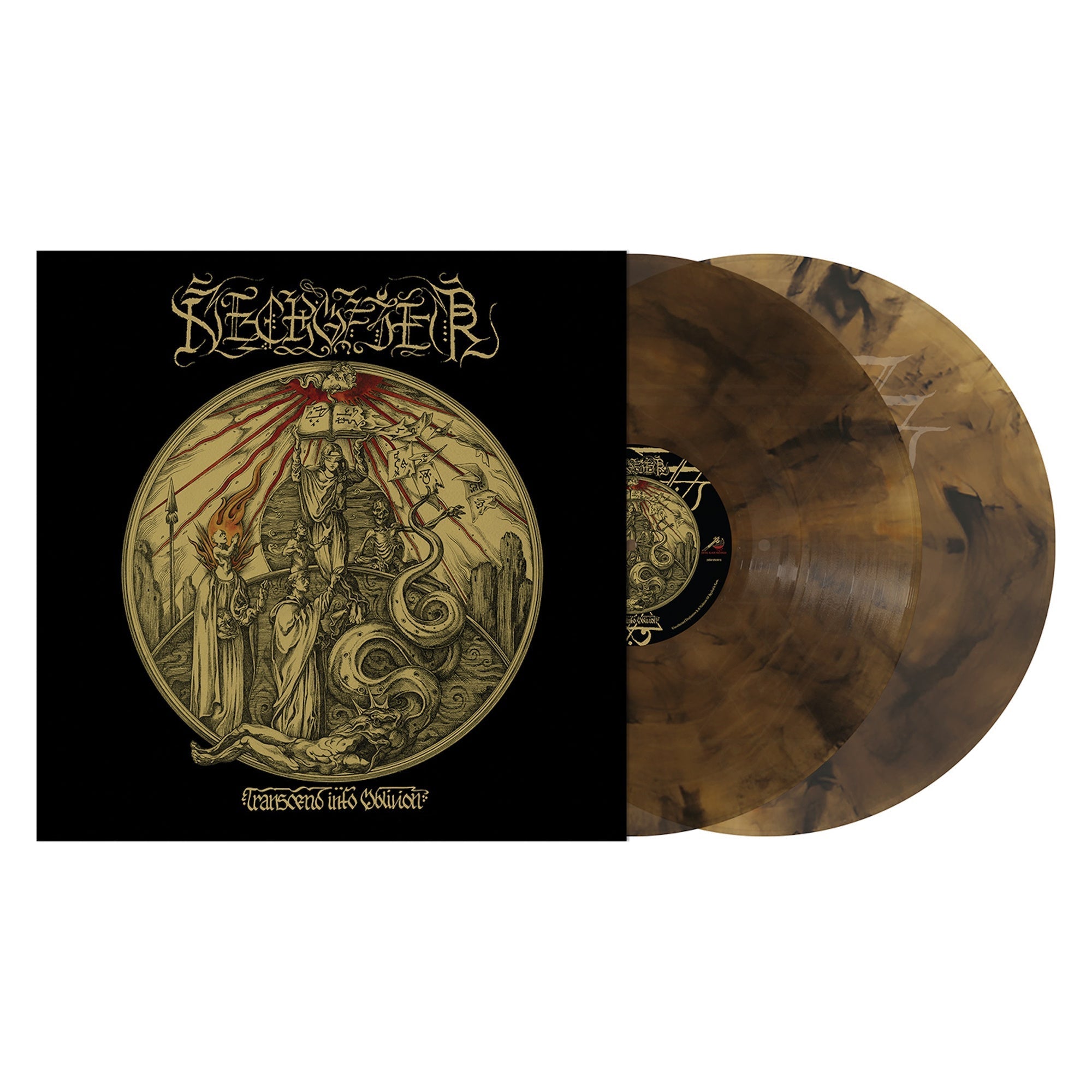 Necrofier Transcend Into Oblivion Cosmic Storm [Clear Brown Black Marbled Vinyl] [2LP]