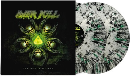 Overkill The Wings of War (Limited Edition, Clear Vinyl W/ Crushed Black & Green Splatter Colored Vinyl, Gatefold LP Jacket, Reissue) (2 Lp's)
