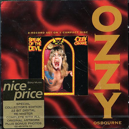 Ozzy Osbourne Speak Of The Devil (UK)
