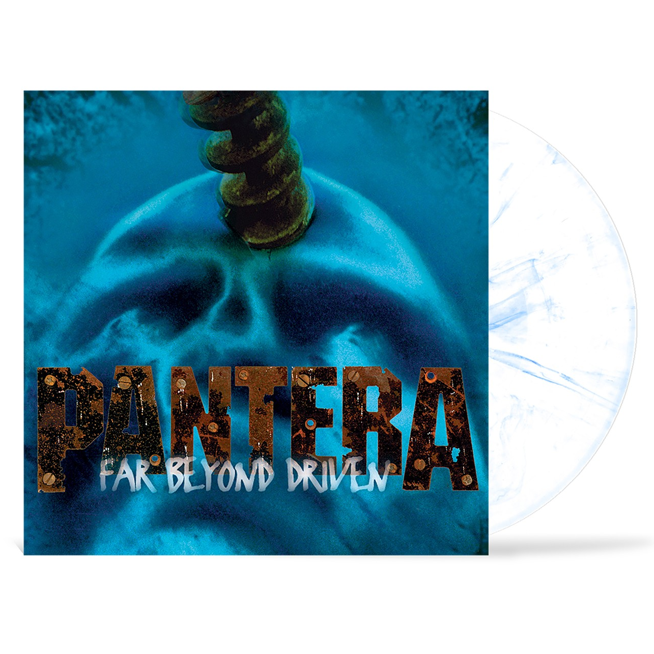 Pantera Far Beyond Driven (Brick & Mortar Exclusive) (Marbled White & "Stronger Than Blue" Colored Vinyl)