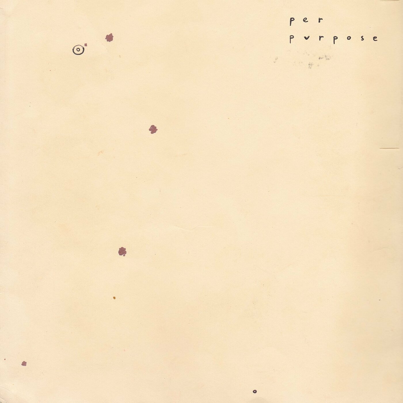 Per Purpose Circle The Stains