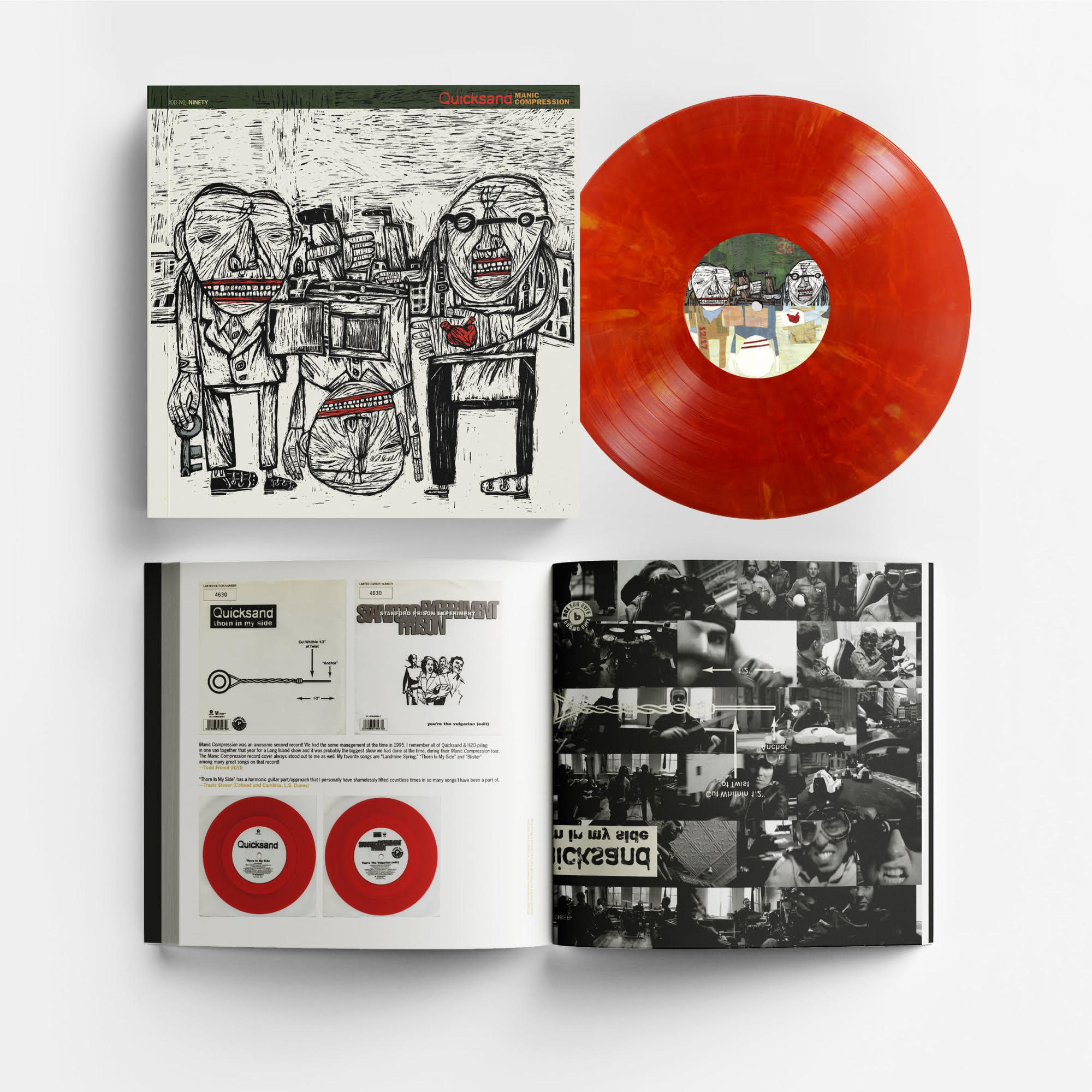 Quicksand Manic Compression Deluxe Book [Eruption Marble Vinyl]