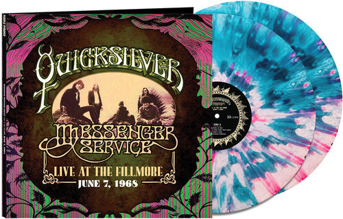 Quicksilver Messenger Service Live At The Fillmore June 7, 1968 [Clear Vinyl, White, Blue, Pink] [2LP]