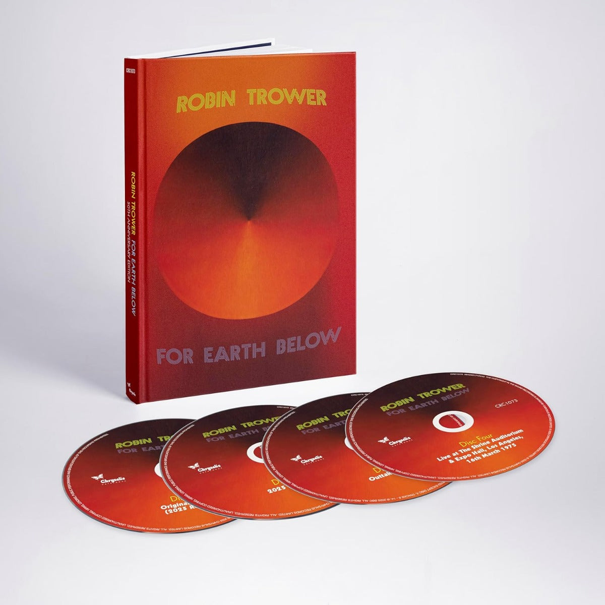 Robin Trower For Earth Below: 50th Anniversary Edition (Box Set) (4 Cd's)