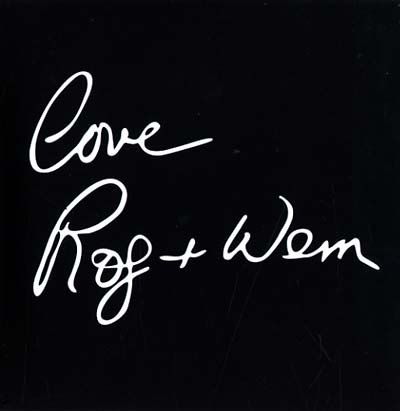 ROGER & WENDY Love Rog & Wem