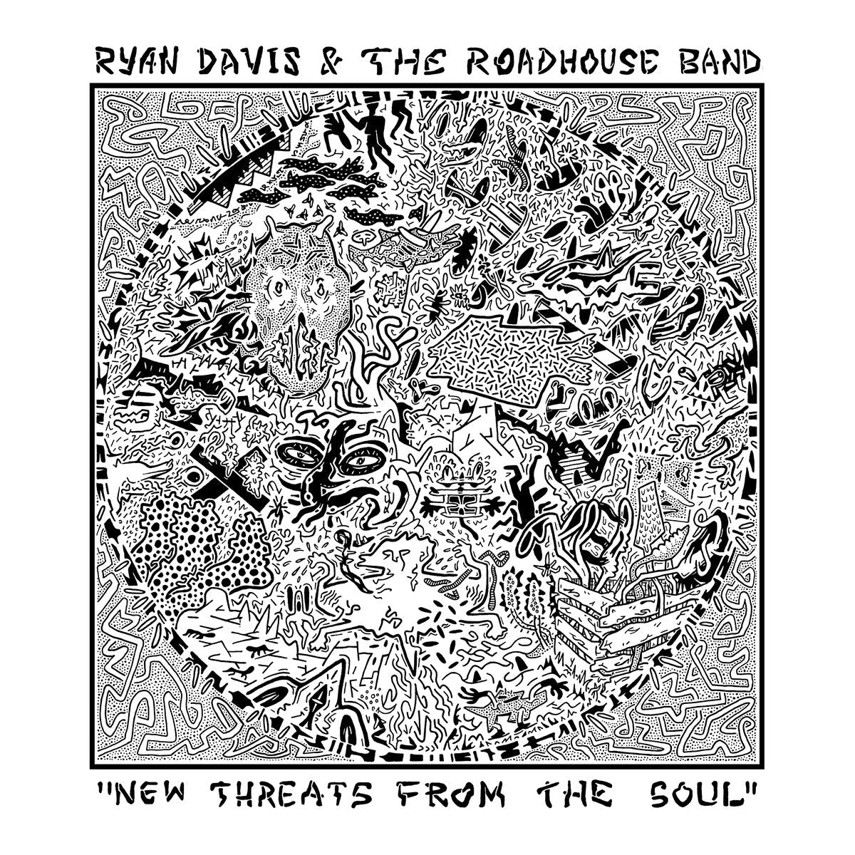 Ryan Davis & The Roadhouse Band New Threats From The Soul (Transparent Light Blue Vinyl) -OLD