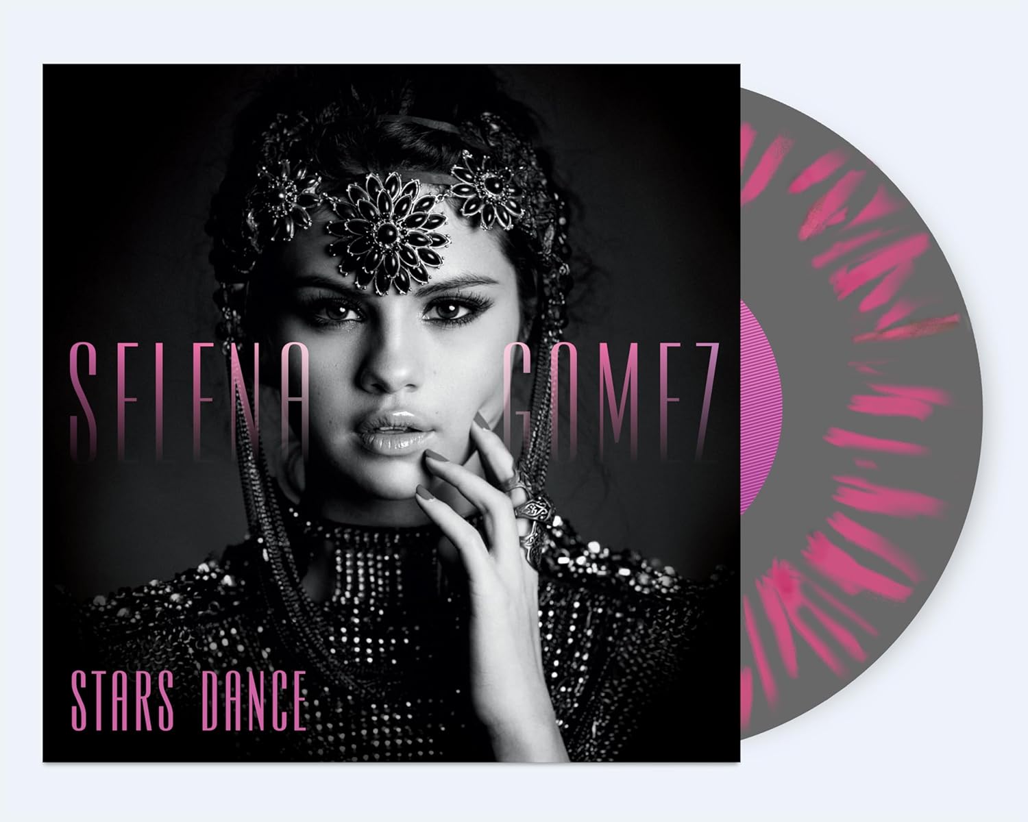 Selena Gomez Stars Dance (Limited Edition, Gray W/ Pink Splatter Colored Vinyl)