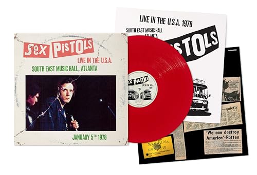 Sex Pistols Live In The USA 1978, Atlanta (Limited Edition, Red Colored Vinyl)