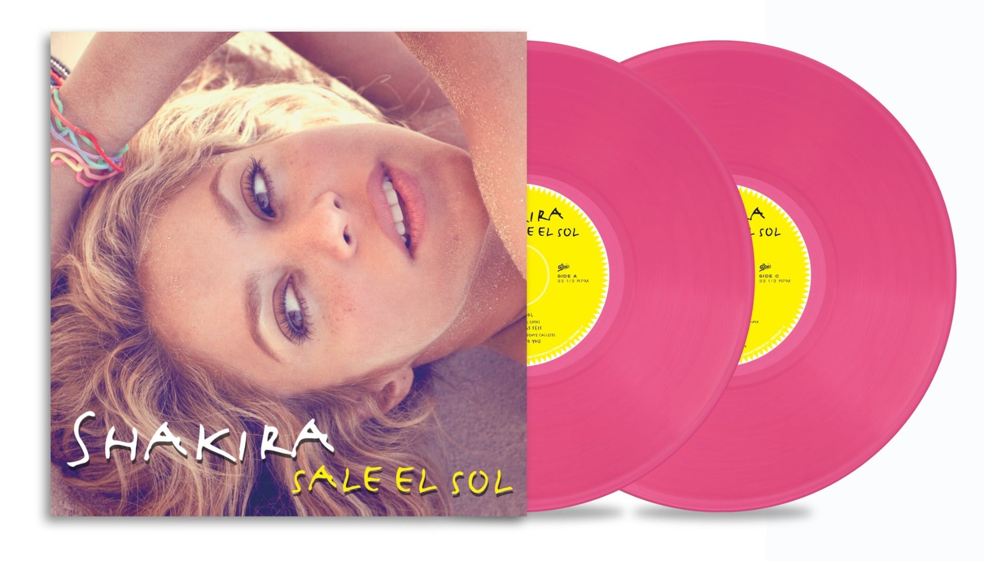Shakira Sale El Sol (Hot Pink Colored Vinyl,180 Gram Vinyl, Gatefold LP Jacket)