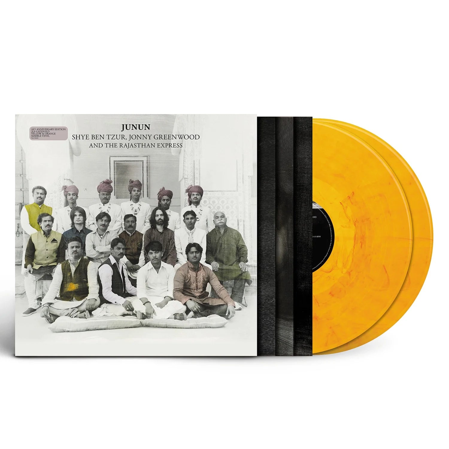 Shye Ben-Tzur / Jonny Greenwood / The Rajasthan Ex Junjun [Yellow/Orange Marble 2LP]