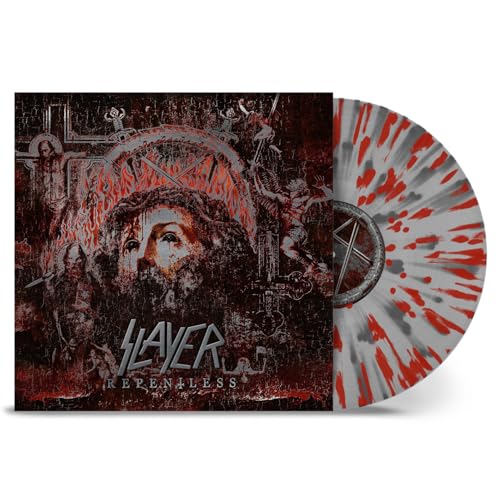 SLAYER Repentless ( Clear Silver Red Splatter Vinyl)