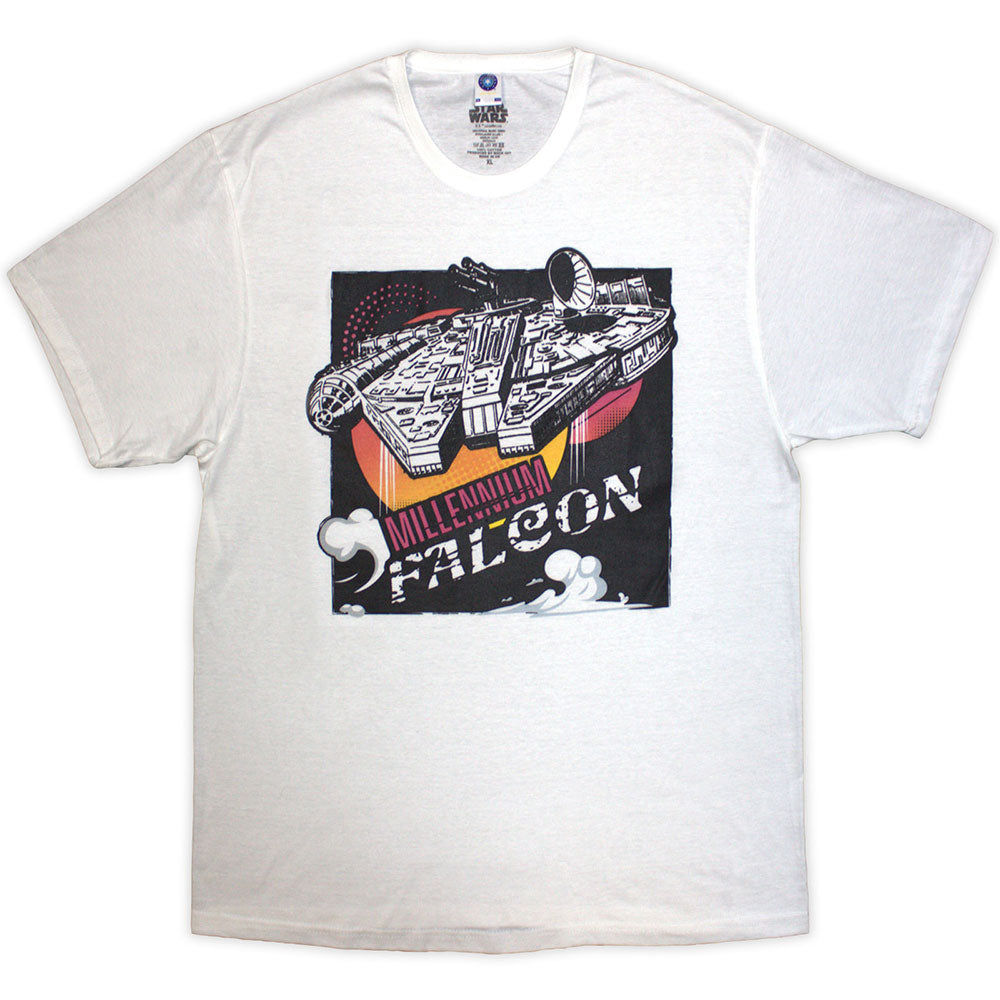 Star Wars Millennium Falcon Graphic White