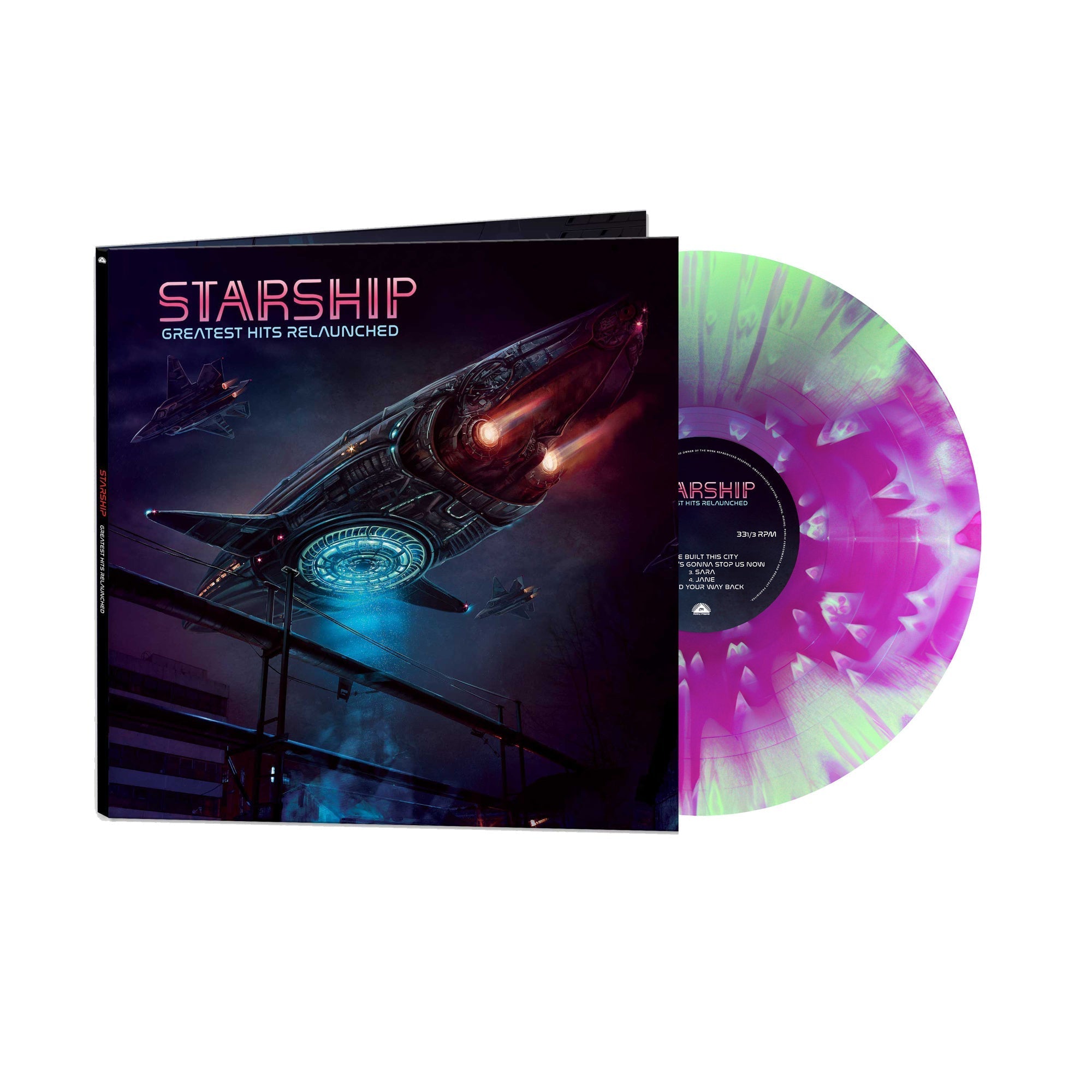 Starship Greatest Hits Relaunched (Limited Edition) [Coke Bottle Green / Purple Haze Splatter Vinyl]