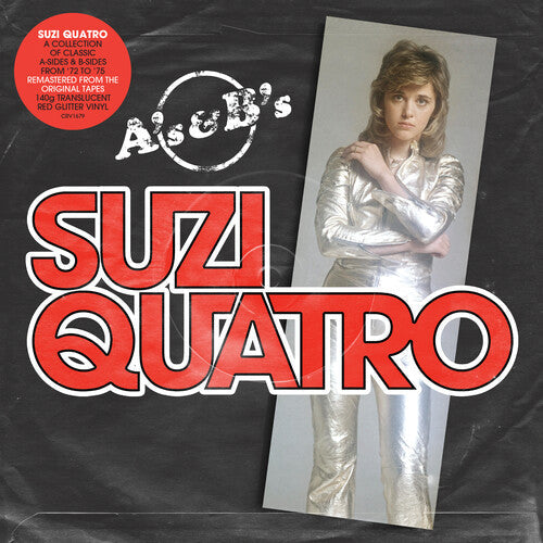 Suzi Quatro A's & B's (Limited Edition, 140 Gram Translucent Red Glitter Colored Vinyl)