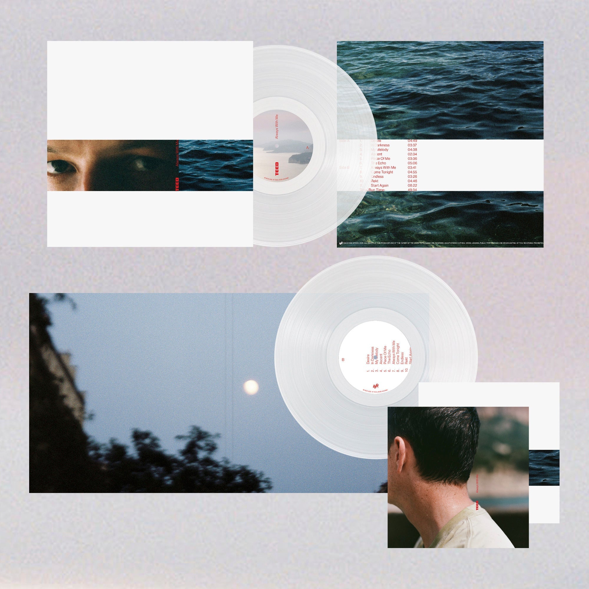Teed Always With Me [Indie Exclusive Limited Clear Vinyl]