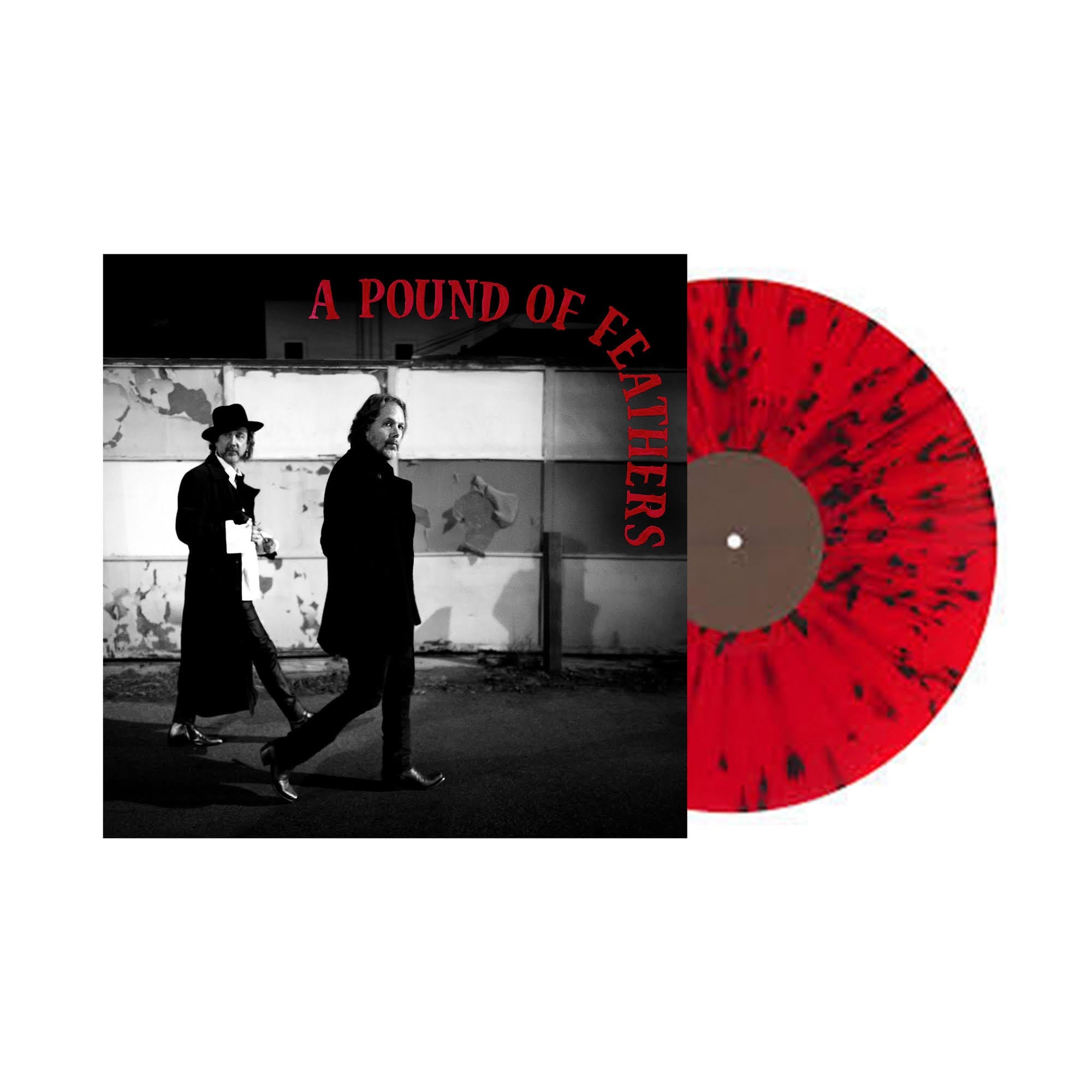 The Black Crowes A Pound Of Feathers (Indie Exclusive) [Red With Black Spatter Vinyl]