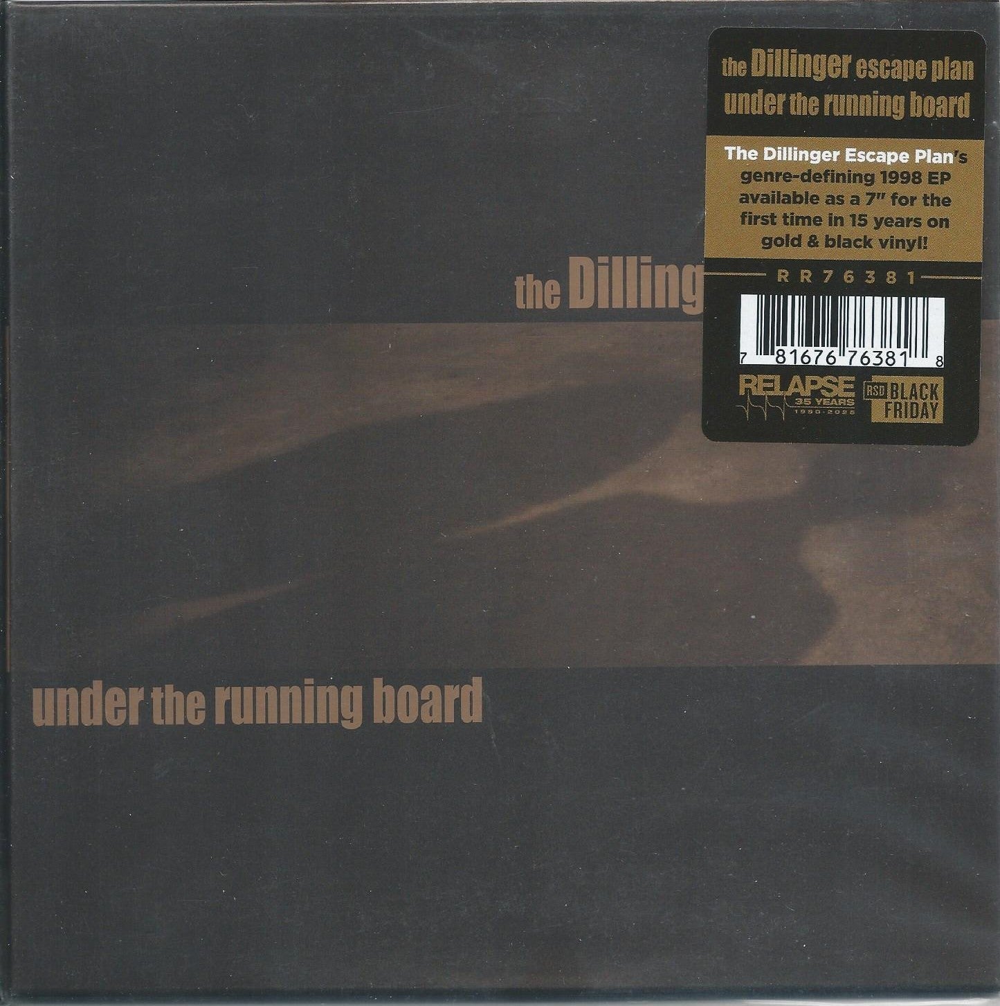 The Dillinger Escape Plan Under The Running Board 7" (Reissue) [RSD 11.28.25]