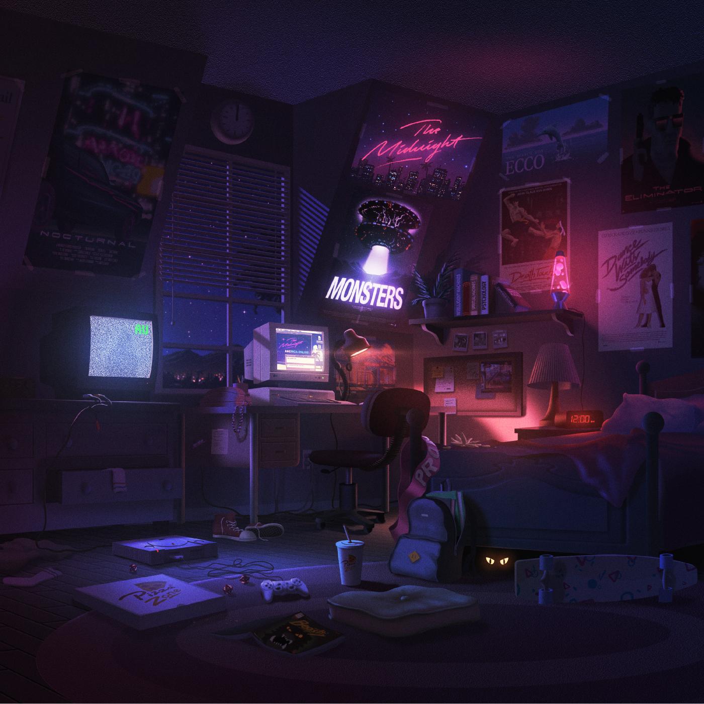 The Midnight Monsters (PURPLE SPLATTER VINYL)