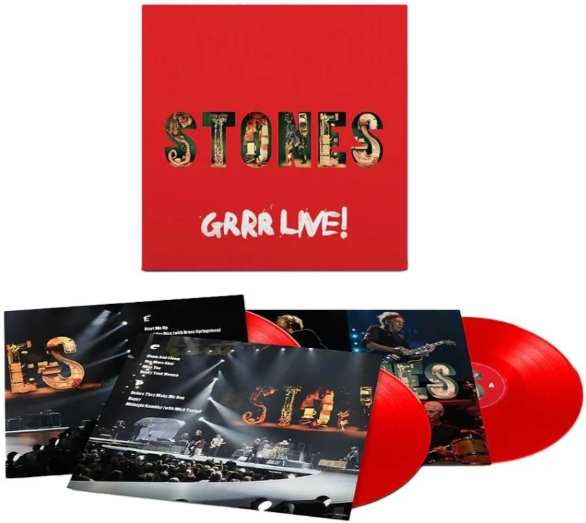 The Rolling Stones GRRR Live! (Limited Edition, 180 Gram Red Colored Vinyl) (3 Lp's)