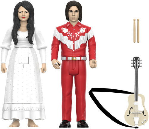 The White Stripes Super7 - The White Stripes - ReAction Figures Wv2 - Elephant 2-Pack (Action Figure)