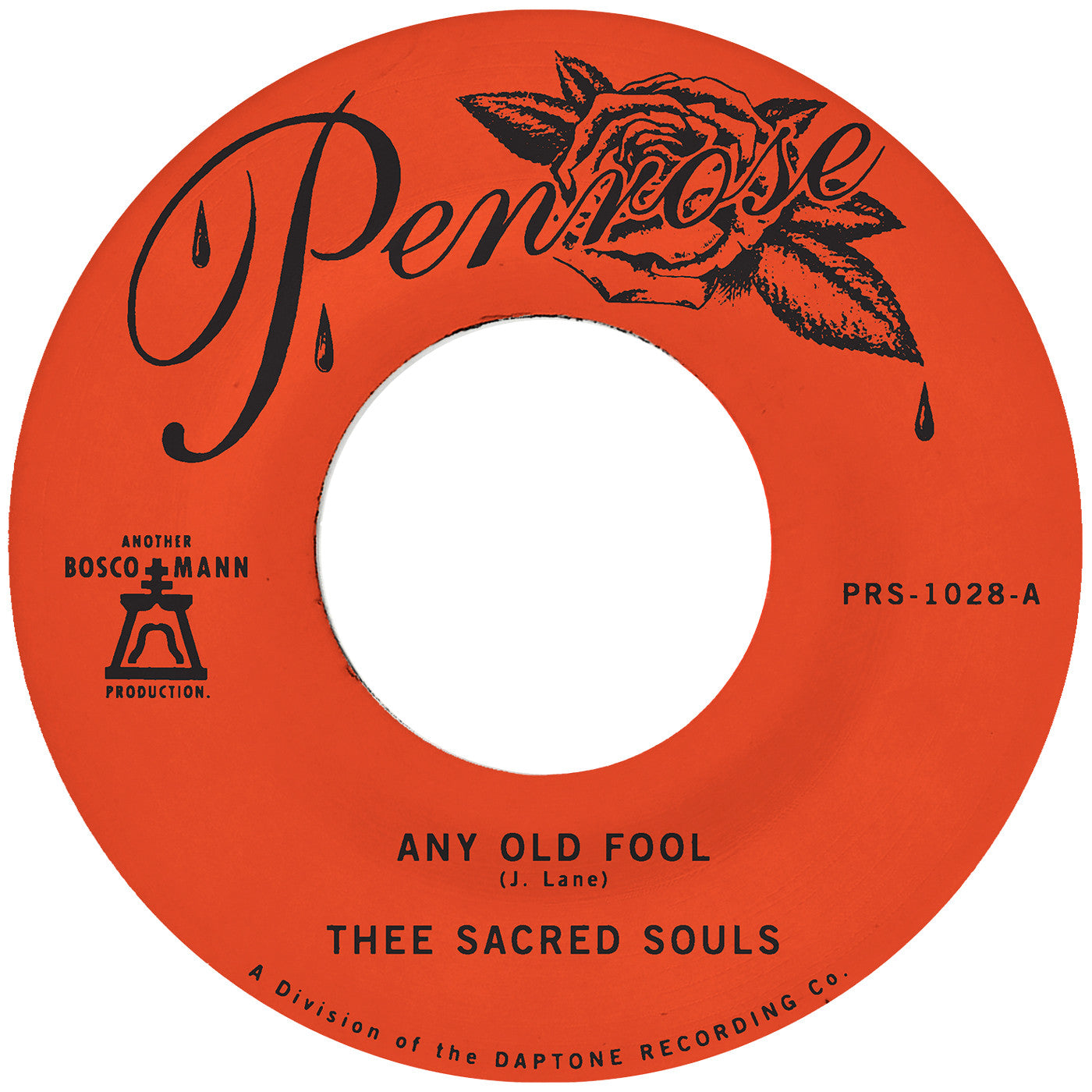 Thee Sacred Souls Any Old Fool B/W Price I'Ll Pay