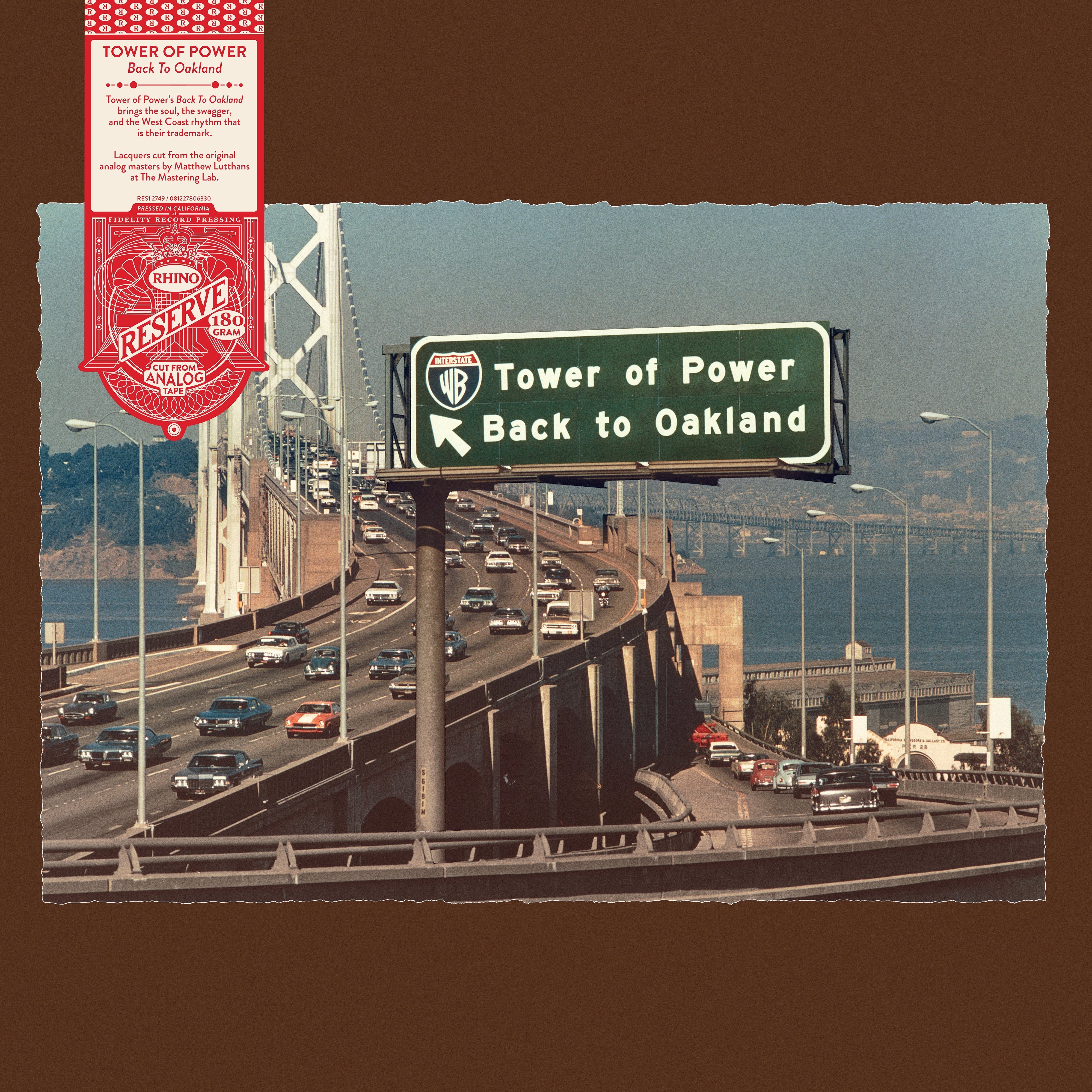 Tower of Power Back To Oakland (Limited Edition, Audiophile, 180 Gram Vinyl, Brick & Mortar Exclusive)
