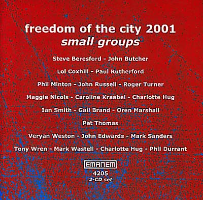 Va Freedom Of The City Festival 2001 - Small Groups