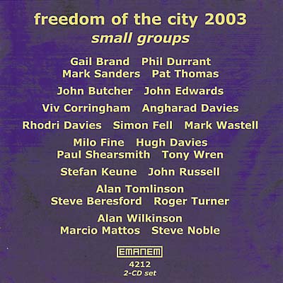 Va Freedom of the City Festival 2003 - Small Groups