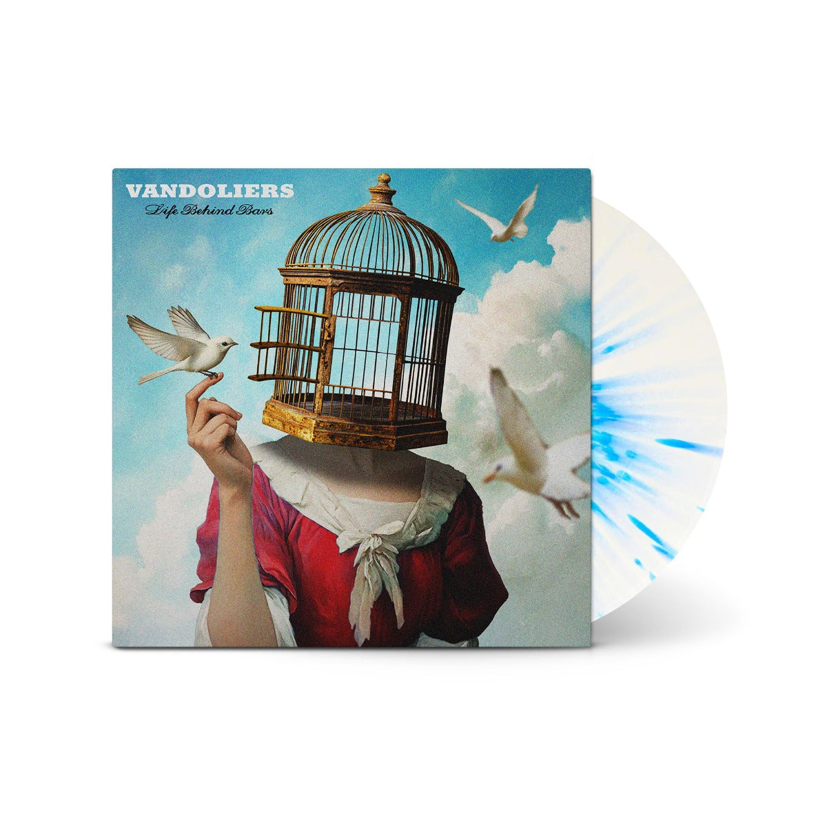 Vandoliers Life Behind Bars (Indie Exclusive) (White With Blue Splatter Vinyl)