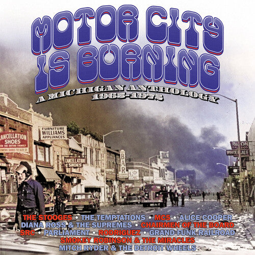 Various Artists Motor City Is Burning: A Michigan Anthology 1965-1972 [Import] (3 Cd's)