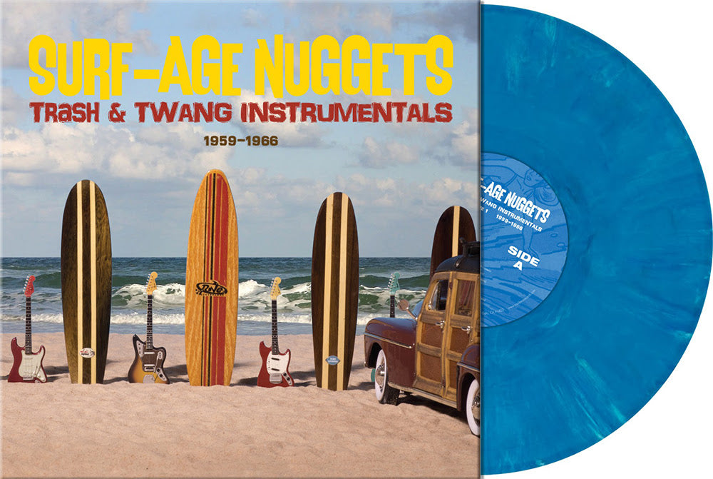 Various Artists Surf-Age Nuggets: Trash & Twang Instrumentals (Indie Exclusive) [Laguna Blue Marble Vinyl]