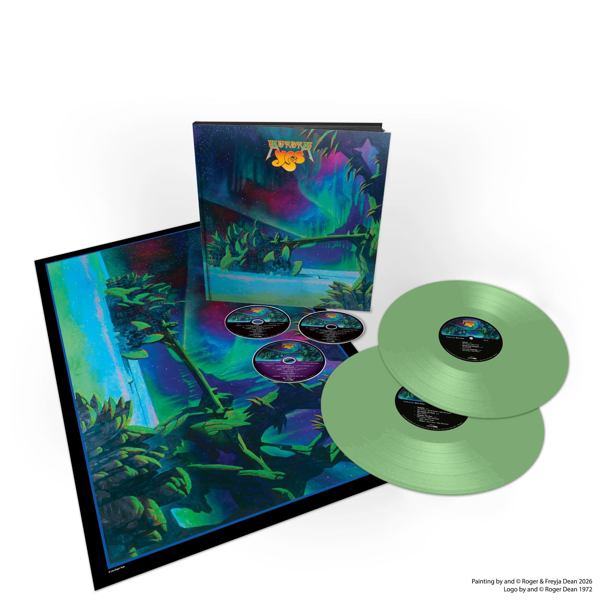 Yes Aurora [Deluxe Light Green] [2LP + 2CD+Blu-Ray]