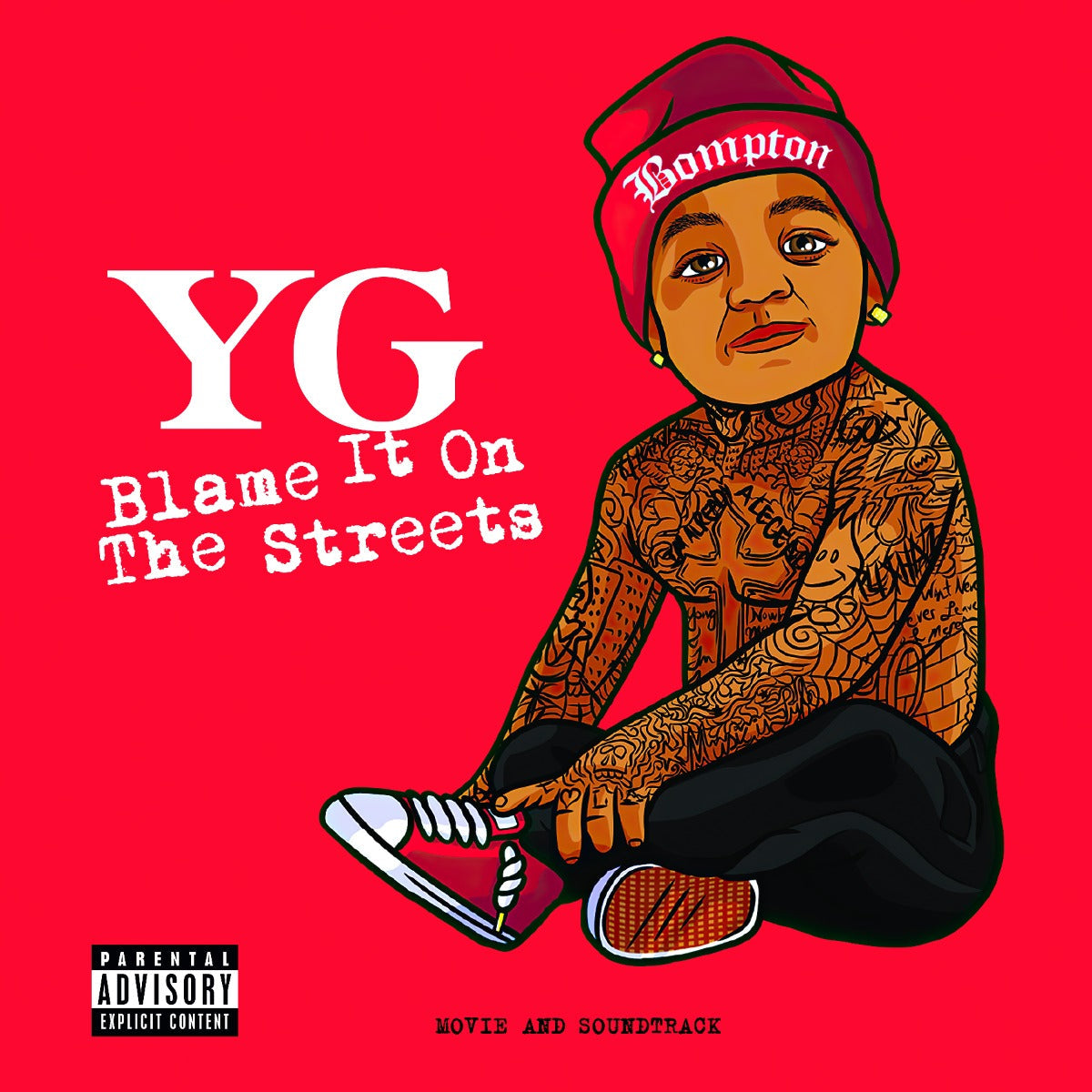 Y.G. Blame It On The Streets [Explicit Content] (Limited Edition, Translucent Red Colored Vinyl)